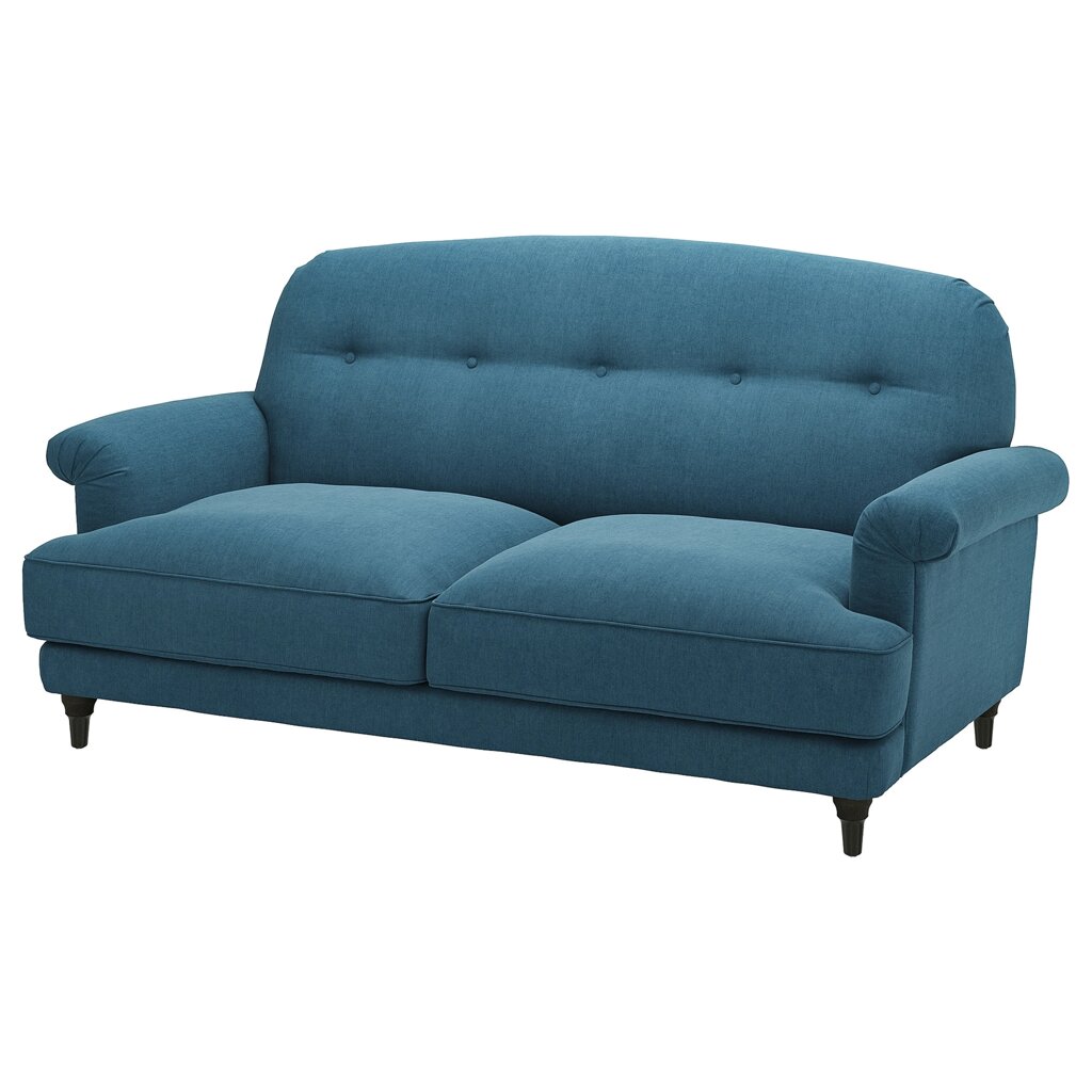 ІКЕА ESSEBODA, 694.434.58 2-місний диван, Талміра блакитна, коричневий від компанії MyHome - фото 1