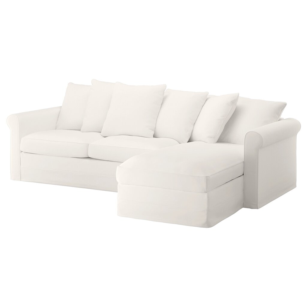 ІКЕА GRÖNLID ГРЕНЛІД, 594.189.87 3-місний диван із кушеткою, Інсерос білий від компанії MyHome - фото 1