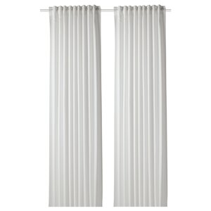 ІКЕА GUNNLAUG, 805.001.74 Звукопоглинальна завіса, білий, 145x300 см
