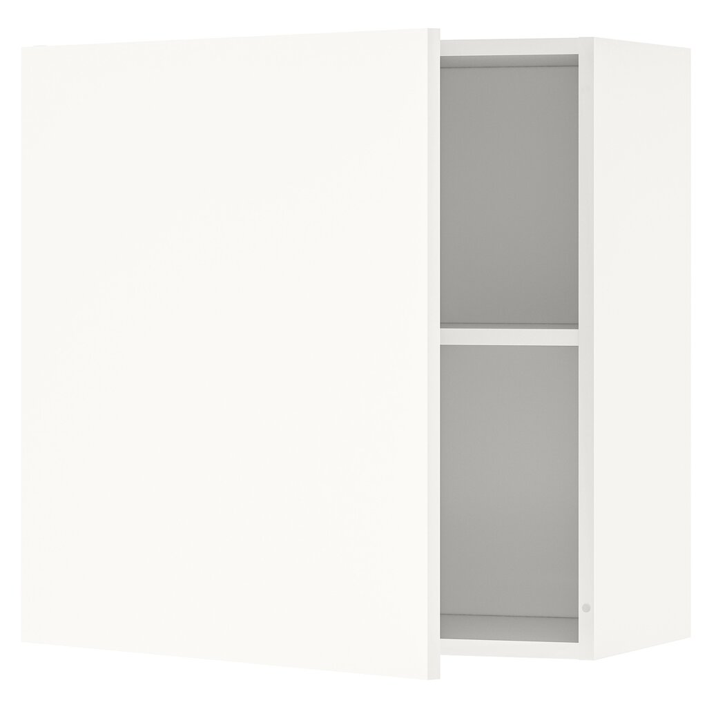 ІКЕА KNOXHULT КНОКСХУЛЬТ, 103.267.91 Настінна шафа з дверцятами, білий, 60x60 см від компанії MyHome - фото 1