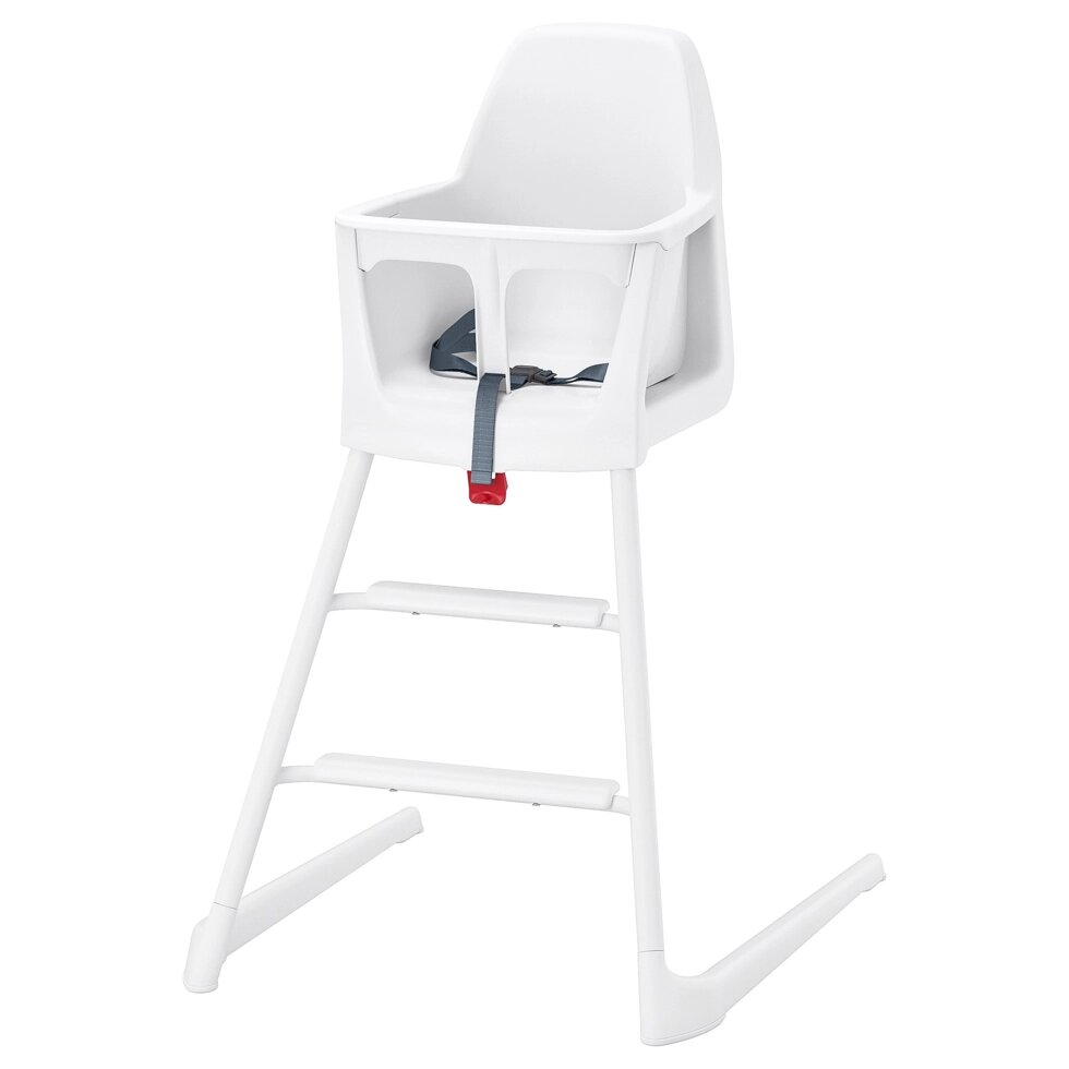 ІКЕА LANGUR ЛАНГУР, 092.525.93 Дитячий стілець, високий, білий від компанії MyHome - фото 1