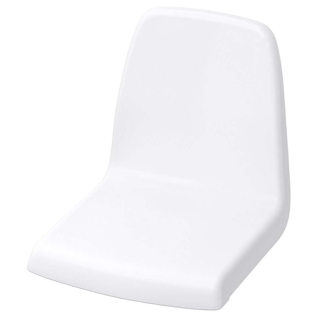 ІКЕА LANGUR ЛАНГУР, 903.308.12 Сидіння для дитячого стільця, білий від компанії MyHome - фото 1