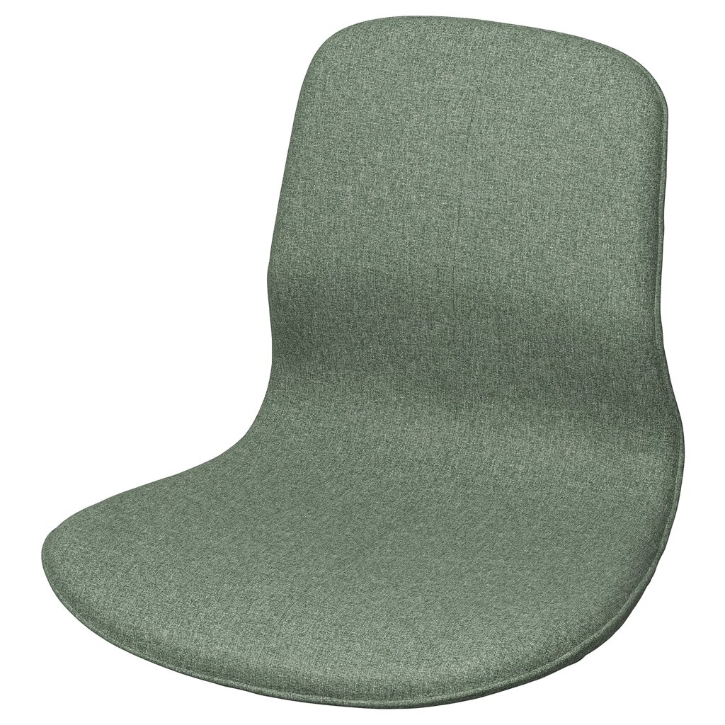ІКЕА LÅNGFJÄLL ЛОНГФЬЄЛЛЬ, 005.263.47 Сидіння зі спинкою, Гуннаред зелено-сірий від компанії MyHome - фото 1