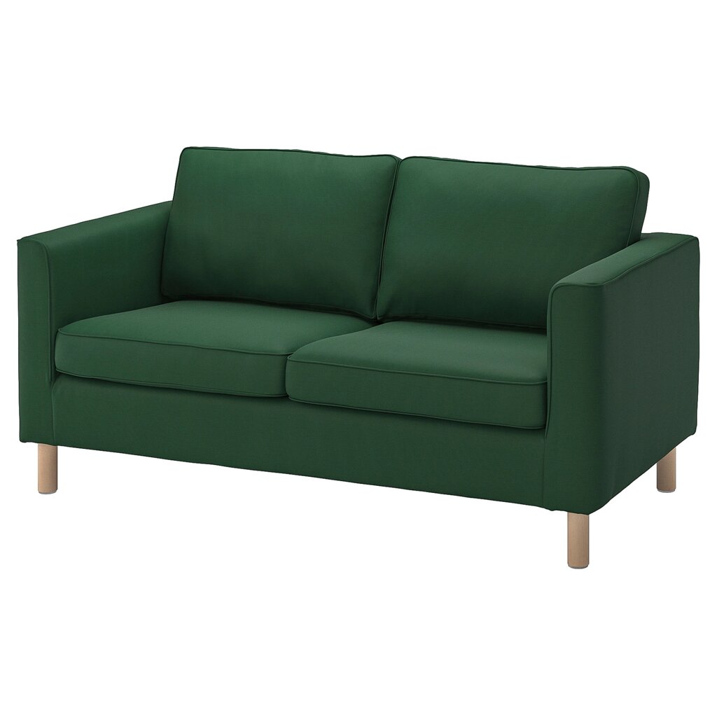 ІКЕА PÄRUP ПЕРУП, 593.891.74 2-місний диван, Темно-зелена каштан від компанії MyHome - фото 1
