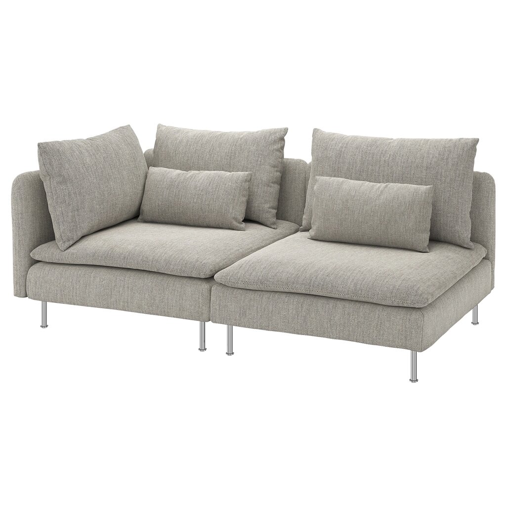 ІКЕА SÖDERHAMN, 993.056.91 3-місний диван, з вікритою секцією, Viarp бежевий, коричневий від компанії MyHome - фото 1