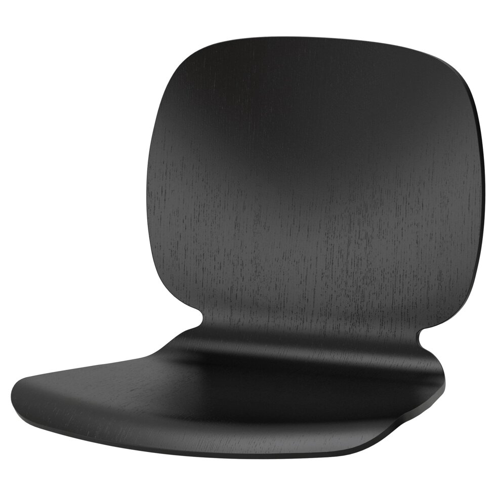 ІКЕА SVENBERTIL СВЕН-БЕРТІЛЬ, 002.886.38 Сидіння зі спинкою, чорний від компанії MyHome - фото 1