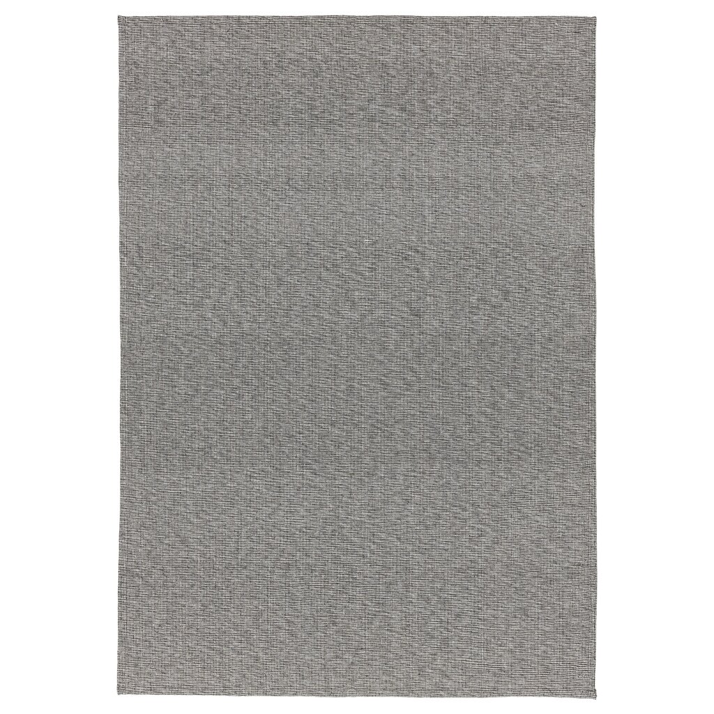 ІКЕА TIPHEDE ТІПХЕДЕ, 204.700.47 Килим, пласке плетіння, чорний, натуральний, 155х220 см від компанії MyHome - фото 1