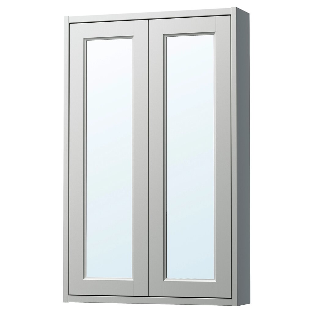 ІКЕА TÄNNFORSEN, 905.351.30 Дзеркальна шафа, двері, світло-сірий, 60x15x95 см від компанії MyHome - фото 1