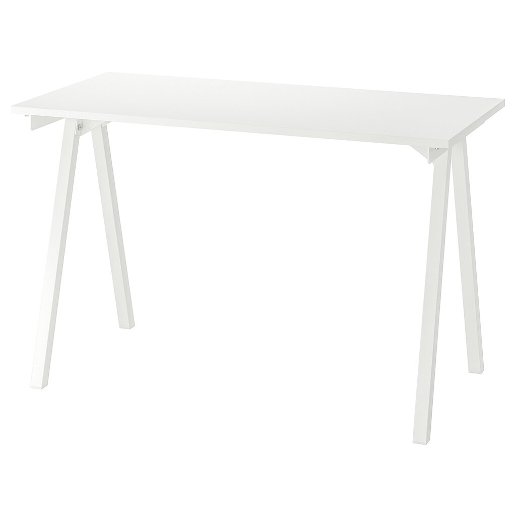 ІКЕА TROTTEN, 794.295.41 Письмовий стіл, білий, 120х60 см від компанії MyHome - фото 1