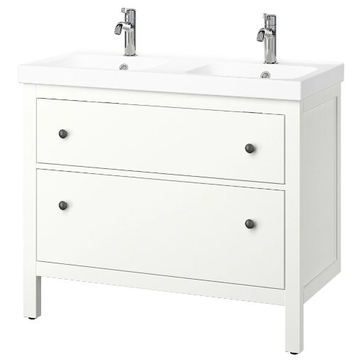 ІКЕА Тумба під умивальник з висувними ящиками HEMNES ХЕМНЕС / ORRSJÖN, 395.467.97 від компанії MyHome - фото 1