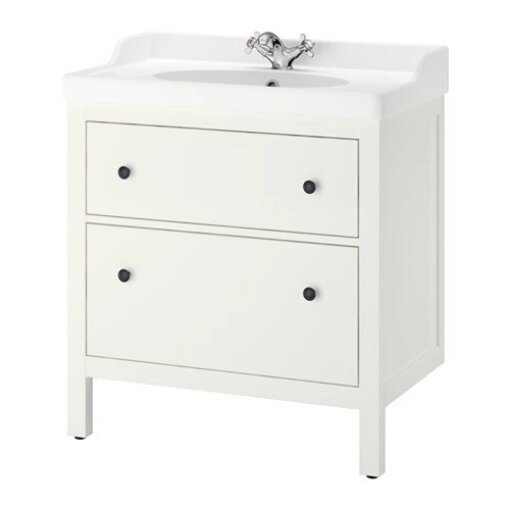 ІКЕА Тумба під умивальник з висувними ящиками HEMNES ХЕМНЕС / RUTSJÖN, 295.376.42 від компанії MyHome - фото 1