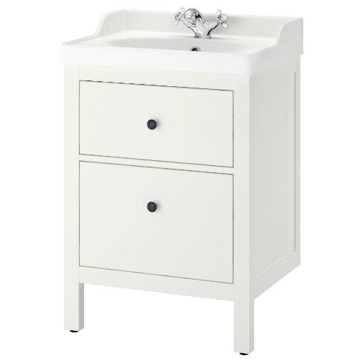 ІКЕА Тумба під умивальник з висувними ящиками HEMNES ХЕМНЕС / RUTSJÖN, 495.468.34 від компанії MyHome - фото 1