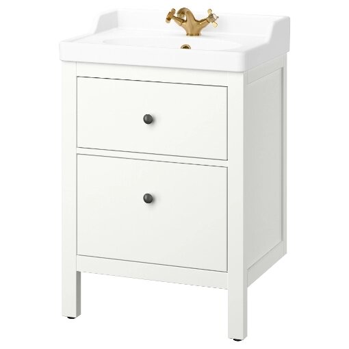 ІКЕА Тумба під умивальник з висувними ящиками HEMNES ХЕМНЕС / RUTSJÖN, 695.599.91 від компанії MyHome - фото 1