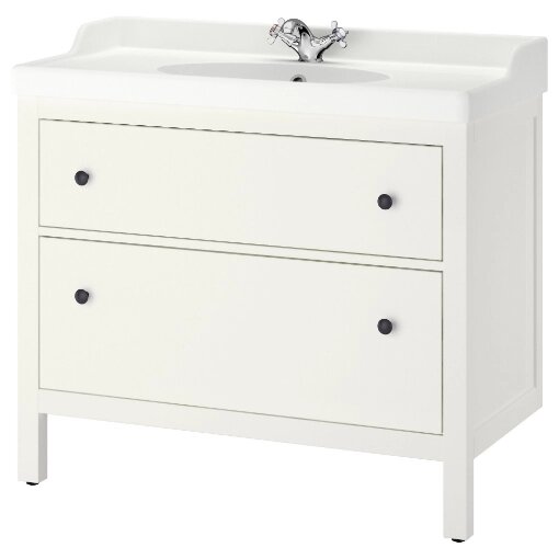 ІКЕА Тумба під умивальник з висувними ящиками HEMNES ХЕМНЕС / RUTSJÖN, 895.468.27 від компанії MyHome - фото 1