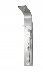 Душова панель Pioggia MB-B01 з гідромасажем silver 146Х22