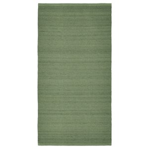 ІКЕА TIDTABELL, 405.693.87 Тканий килим, зелений, 80x150 см