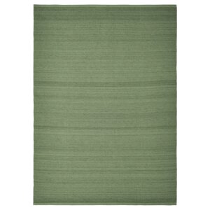 ІКЕА TIDTABELL, 005.693.89 Тканий килим, зелений, 133x195 см