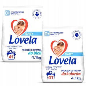 Lovelа Baby порошок для прання білий 2x 4.1kg