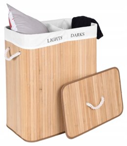 Кошик для білизни окремо стоячий Gockowiak 100л кришка LOFT