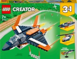 Конструктор LEGO Creator 3 в 1 31126 Надзвуковий реактивний літак.