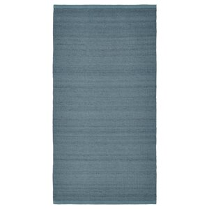 ІКЕА TIDTABELL, 505.618.66 Тканий килим, сіро-блакитний, 80x150 см