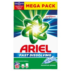 Ariel пральний порошок для білого 4,4 кг гірська весна 4,4кг 80 прань