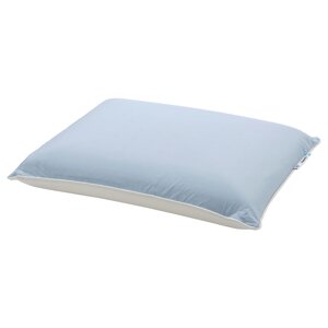 ІКЕА KVARNVEN, 705.073.50 Ергономічна подушка, сон в сторону, назад, синій, білий, 42x54 см