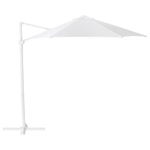 ІКЕА HÖGÖN ХЬОГЬОН, 004.453.51 Підвісна парасолька, білий, 270 см