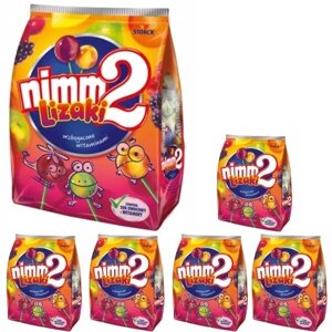 Желейні цукерки Nimm2 льодяники збагачені вітамінами 80 (8 штук) набір 6 Storck