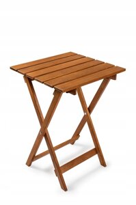 Стіл мольберт квадратний дерев'яний 50 х 48 х 70 см ДЛЯ ПІКНІКА