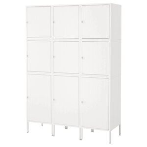 ІКЕА HÄLLAN ХЕЛЛАН, 392.766.82 Поєднання з дверима, білий, 135x47x192 см