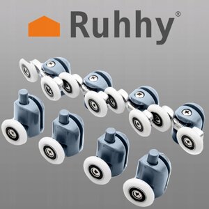 Ролики до душової кабіни Ruhhy Kk9646 23 мм 8 штук комплект колісок для душових роликів