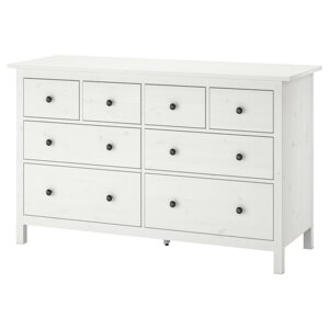 ІКЕА HEMNES ХЕМНЕС, 102.392.80 Комод, 8 шухляд, біла пляма, 160x96 см