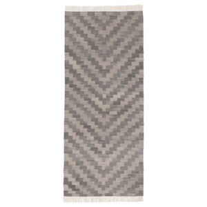ІКЕА KNAPPHIRS, 205.761.43 Тканий килим, сірий, зроблені вручну, 80x200 см