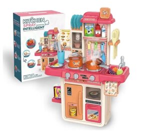 Дитяча кухня конфорками Kitchen Spray Intelligent KP5448 Fape аксесуари Funfit 3884 рожева