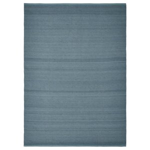 ІКЕА TIDTABELL, 405.618.62 Тканий килим, сіро-блакитний, 170x240 см
