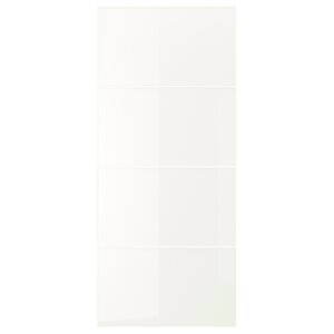 ІКЕА FÄRVIK ФЕРВІК, 702.503.16 4 панелі для розсувних дверних коробок, біле скло, 100x236 см