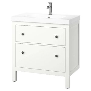 ІКЕА Тумба під умивальник з висувними ящиками HEMNES ХЕМНЕС / ORRSJÖN, 695.467.91