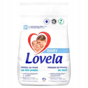 Lovelа пральний порошок для білого 4,1 кг гіпоалергічний бейбі білих 41 прань