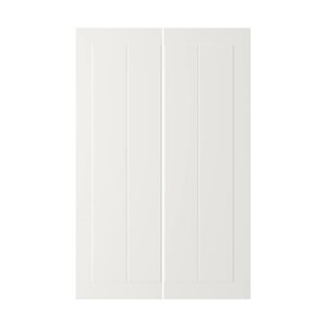 ІКЕА STENSUND, 704.505.70 2 дверцят для кутової підлог шафи, білий, 25х80 см