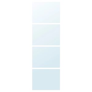 ІКЕА AULI, 302.112.75 4 панелі для розсувних дверних коробок, Дзеркало., 75x236 см