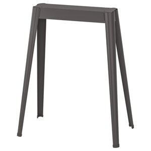 ІКЕА NÄRSPEL, 104.712.45 Опора для стола, темно-сірий метал