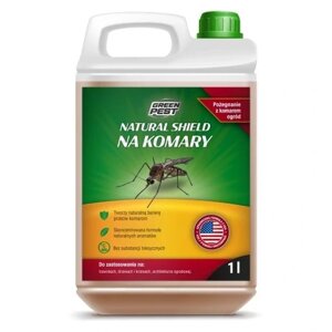 Рідина від кліщів і комарів Green Pest 1000 мл, засіб рідкий для розприскування, зелений, концентрат 1л