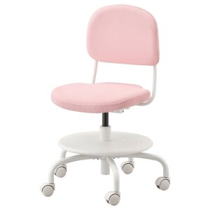 ІКЕА VIMUND, 104.243.53 Дитяче офісне крісло, блідо-рожевий