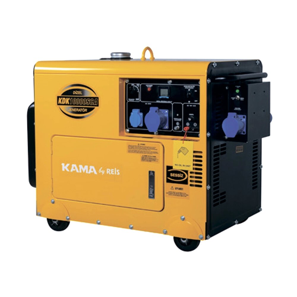 Генератор дизельний KDK10000SC3, 9.4KVA, однофазний 230V, об'єм 30л від компанії Pokupka-SHOP - фото 1