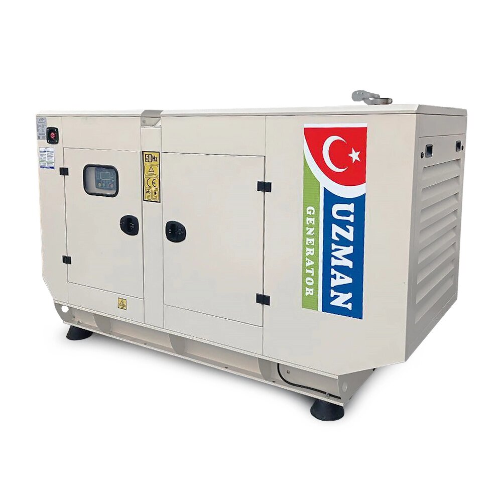 Генератор дизельний Uzman Ricardo 55 KVA/44KW, трифазний 230/400V, 50Hz, об'єм 100л, 2200x1000x1500 мм (AVR+ATS (АВР) в від компанії Pokupka-SHOP - фото 1