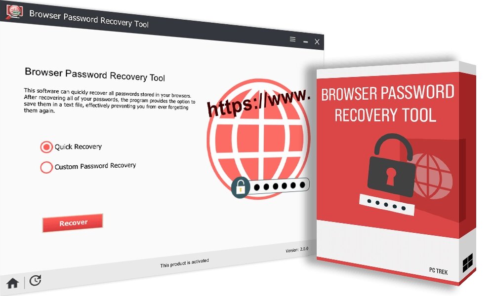 PC Trek Browser Password Recovery Tool ліцензія на 1 рік, 1 ПК від компанії Pokupka-SHOP - фото 1