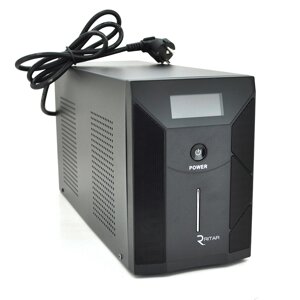 ДБЖ Ritar RTM3000 (1800W) Proxima-D, AVR, 3st, 3xSCHUKO socket, 4x12V9Ah, metal Case Q1 (500 * 245 * 350) 21,8 кг (400