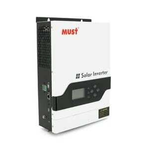 Гiбрiдне ДБЖ MUST PV18-3224VPM, 3200W, 24V, струм заряду 60A, 160-275V, MPPT ( 60А, 30-160 Vdc)