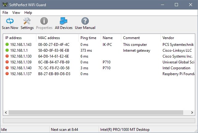 SoftPerfect WiFi Guard - Home - один пристрій з оновленнями протягом 1 року, для Windows від компанії Pokupka-SHOP - фото 1